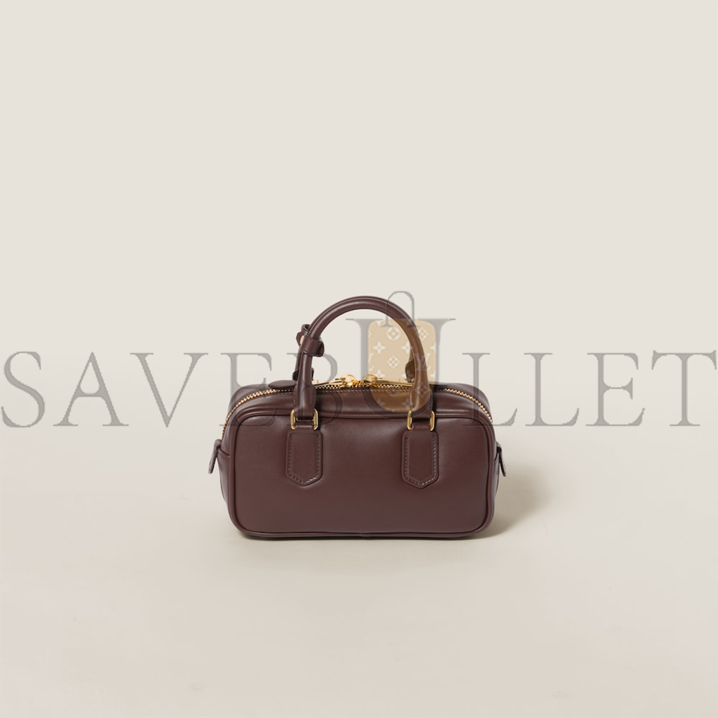 M*um*u arcadie leather bag 5bb142 (22*10.5*7.5cm)